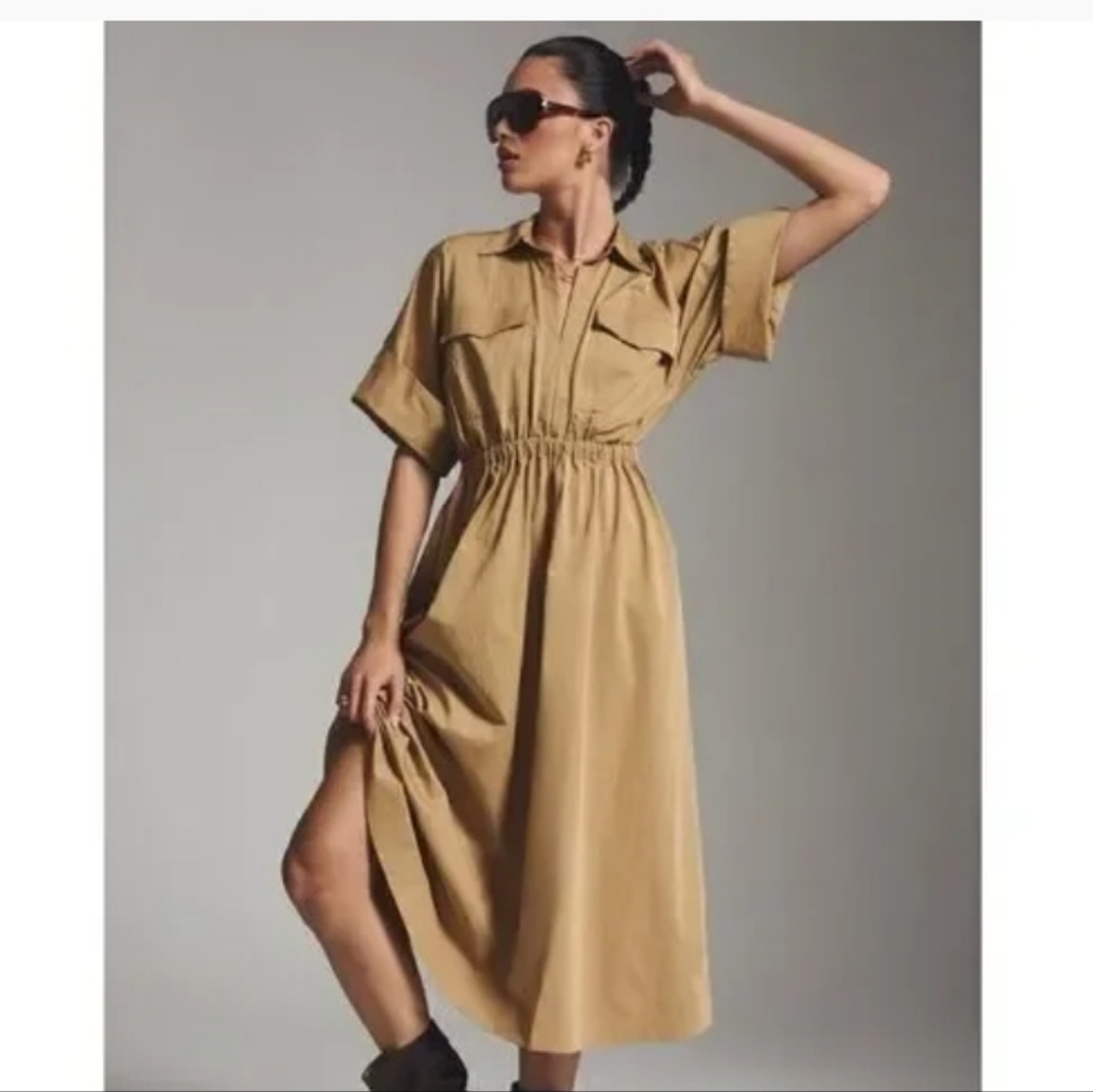 Anthropologie Maeve Utility Dress XS‎